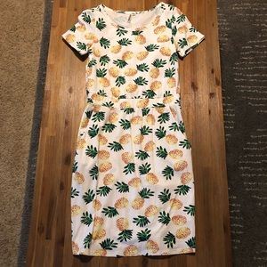 Journey Five Pineapple Dress with Pockets